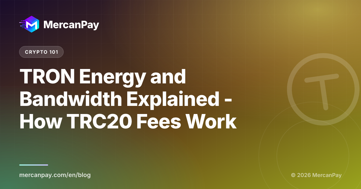 TRON Energy and Bandwidth Explained - How TRC20 Fees Work