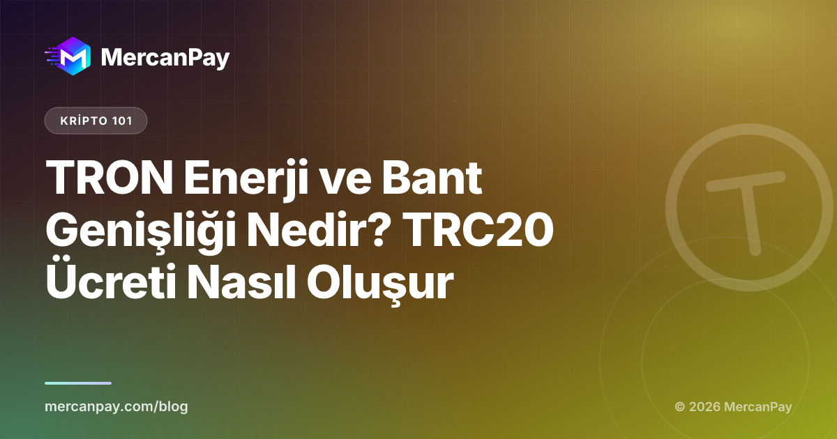 TRON Enerji ve Bant Genişliği Nedir? TRC20 Ücreti Nasıl Oluşur